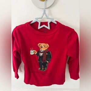 Ralph Lauren Red Crew Neck Shirt 2T